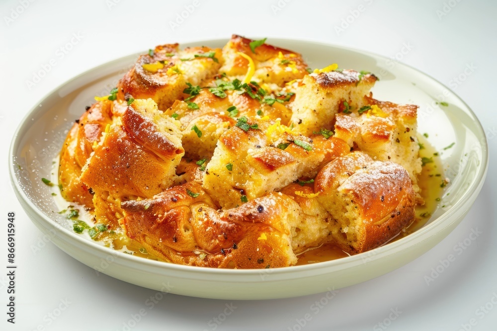 Challah Bread Pudding with Limoncello and Citrus Glaze Challah Bread Pudding with Limoncello and Citrus Glaze