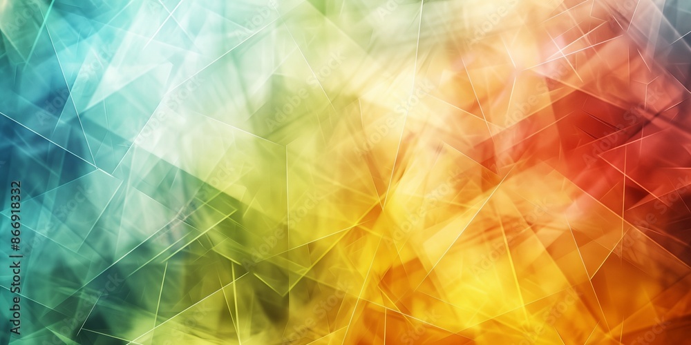 A colorful background with a lot of triangles. The background is a mix of blue, yellow, and red A colorful background with a lot of triangles. The background is a mix of blue, yellow, and red