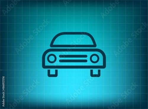  Vector illustration, blue background.