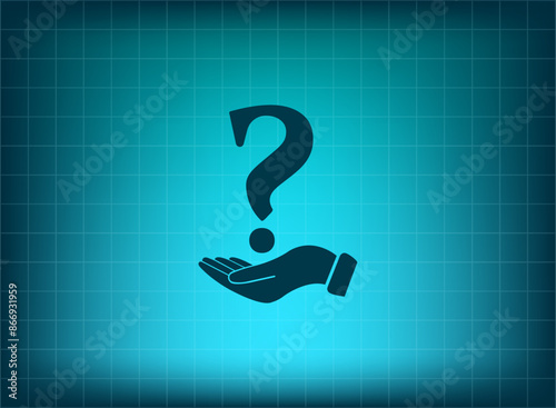 Vector illustration, blue background.