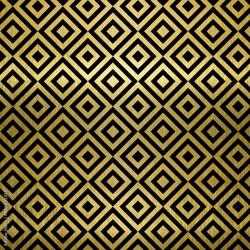 Classic gold Art Deco Seamless Pattern. Geometric Stylish Texture. Abstract Retro Vector Texture for cover, textile, fabric, interior, paper, wrapping, wallpaper, print, background.