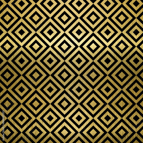 Obraz na płótnie Classic gold Art Deco Seamless Pattern. Geometric Stylish Texture. Abstract Retro Vector Texture for cover, textile, fabric, interior, paper, wrapping, wallpaper, print, background. w salonie