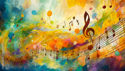 abstract music background