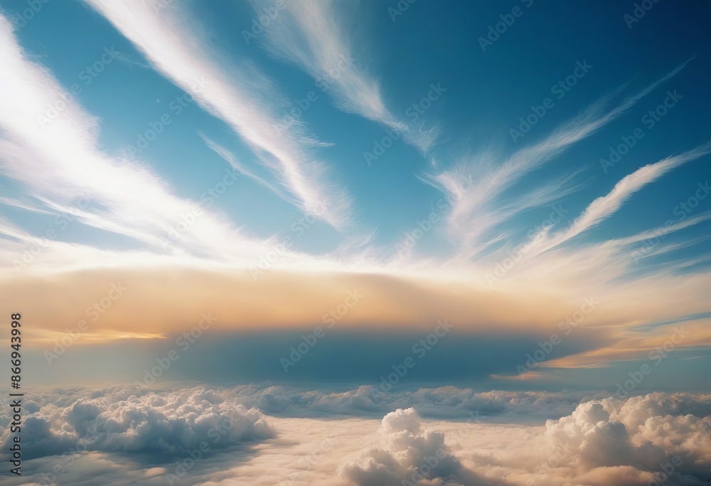 A Cinematic Portrait of Ethereal Beauty Above the Clouds A Cinematic Portrait of Ethereal Beauty Above the Clouds
