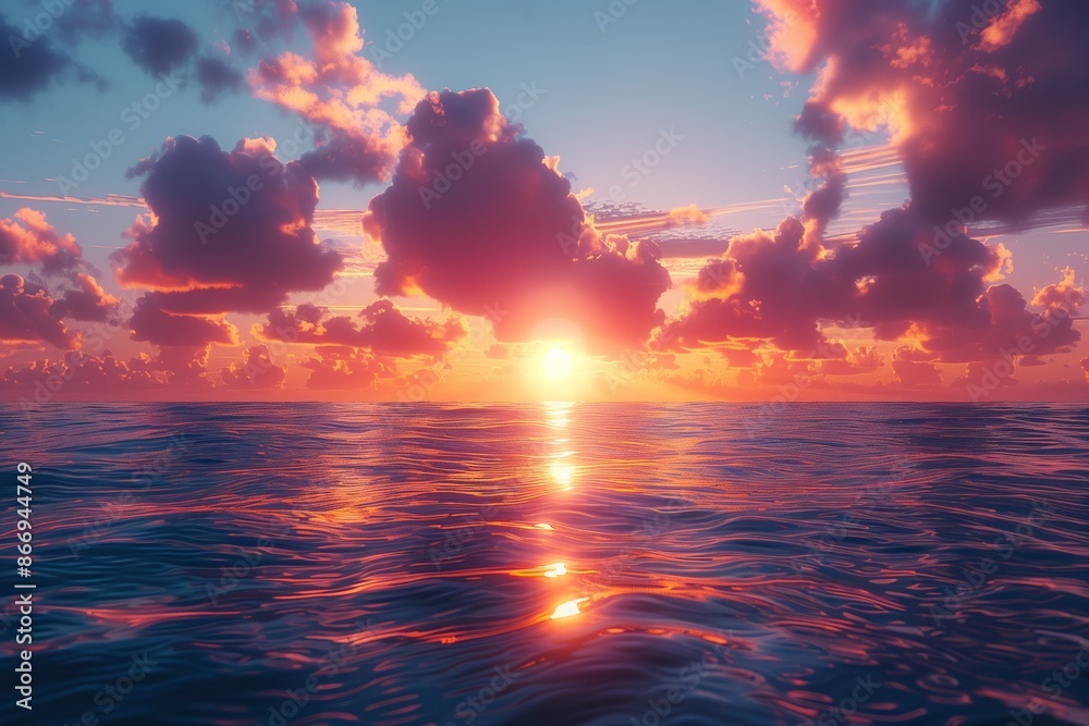 Tropical Island Paradise Coastline Sunrise Tropical Island Paradise Coastline Sunrise