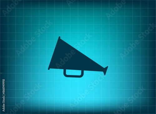 Vector illustration, blue background.