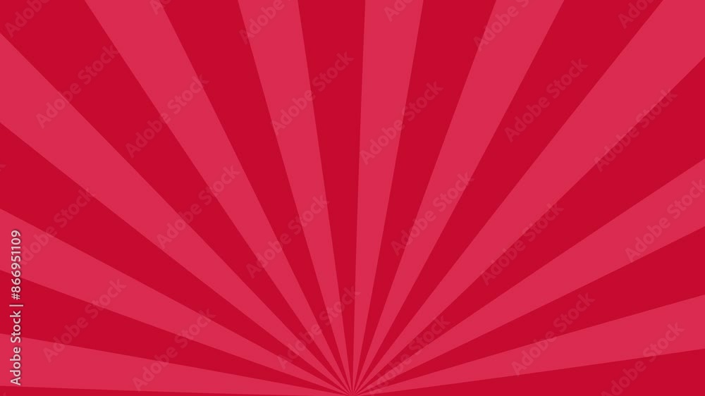 Animated comic cartoon background, with rotating ornaments. Comic background