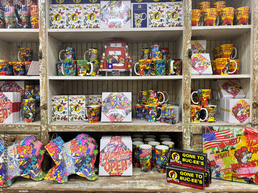 Temple texas june 28 2024 various colorful merchandise featuring