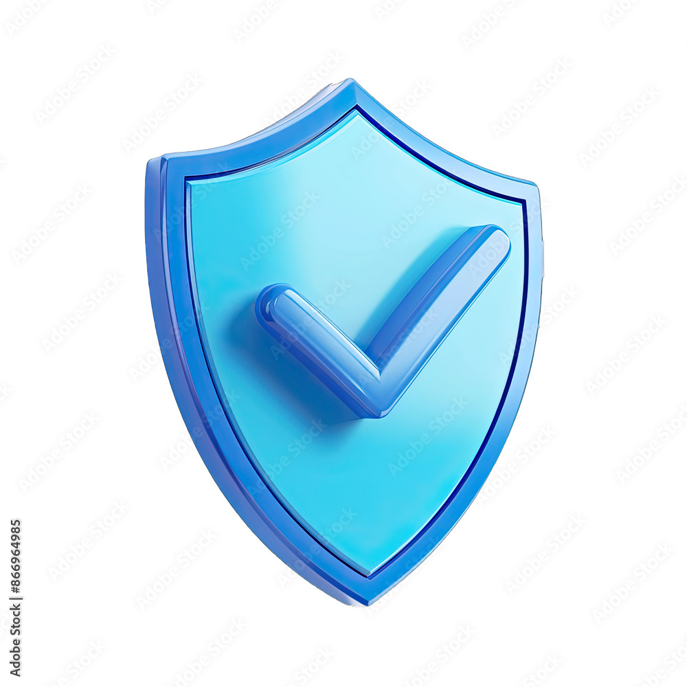 3d Icon of Blue Check Protection Shield, Emphasizing Sleek Design, Vivid Blue Color, and Detailed Checkmark for Online Security. Isolated on a Transparent Background. Cutout PNG. 3d Icon of Blue Check Protection Shield, Emphasizing Sleek Design, Vivid Blue Color, and Detailed Checkmark for Online Security. Isolated on a Transparent Background. Cutout PNG.