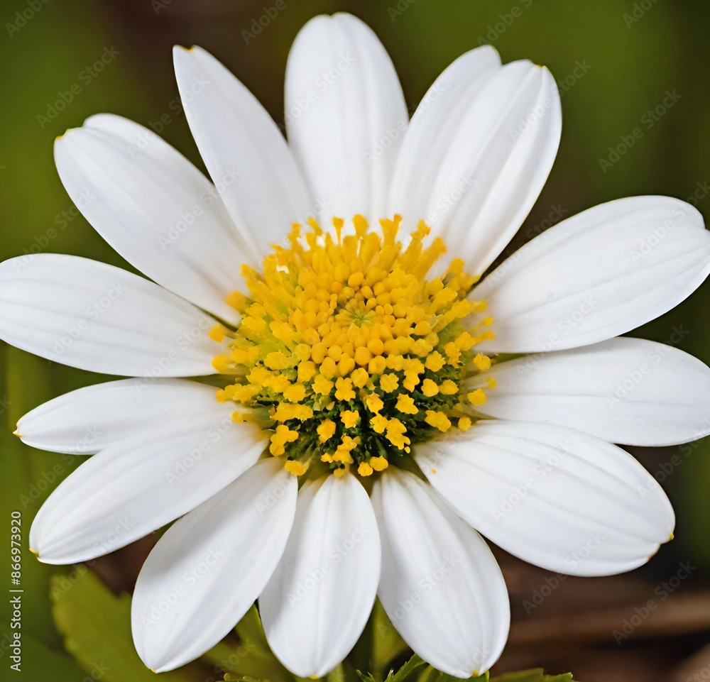 Fototapeta premium white daisy flower, plant, summer, isolated, chamomile, spring, yellow, blossom, macro, camomile, beauty, garden
