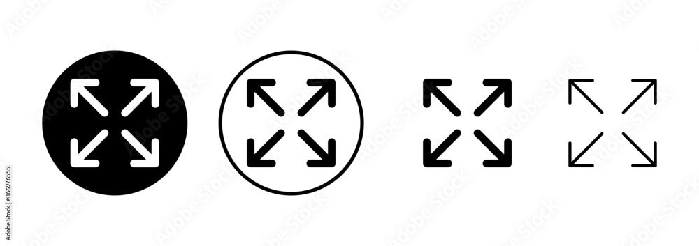 Fullscreen Icon vector isolated on white background. Expand to full screen icon. Fullscreen sign icon. Arrows symbol Fullscreen Icon vector isolated on white background. Expand to full screen icon. Fullscreen sign icon. Arrows symbol