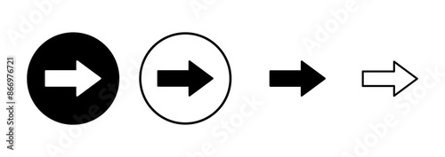 Arrow icon vector isolated on white background. Arrow symbol. Arrow vector icon