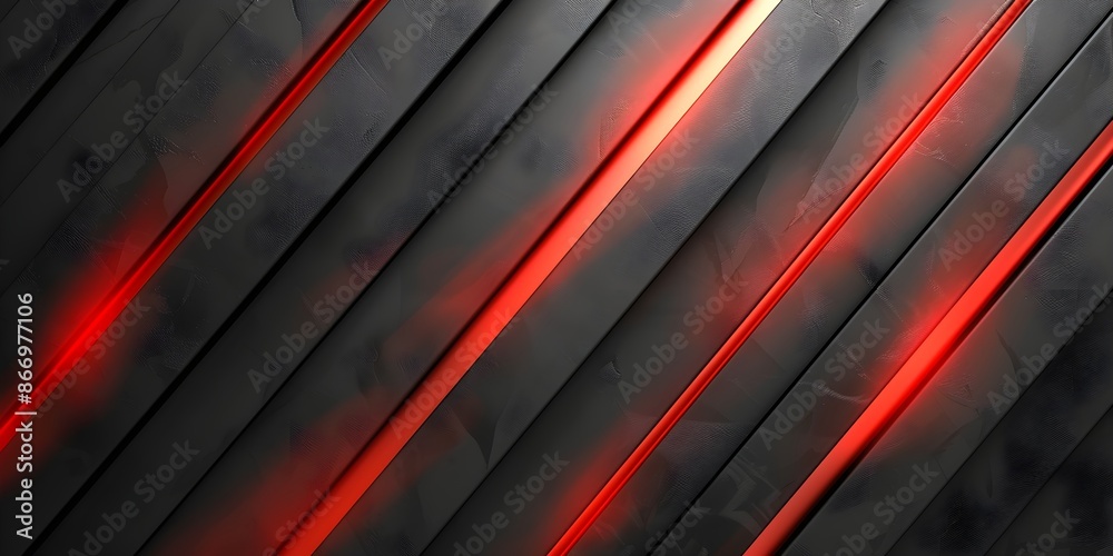 Dark grey black abstract background with red glowing lines design for social media post, business, advertising event. Modern technology innovation concept background Dark grey black abstract background with red glowing lines design for social media post, business, advertising event. Modern technology innovation concept background