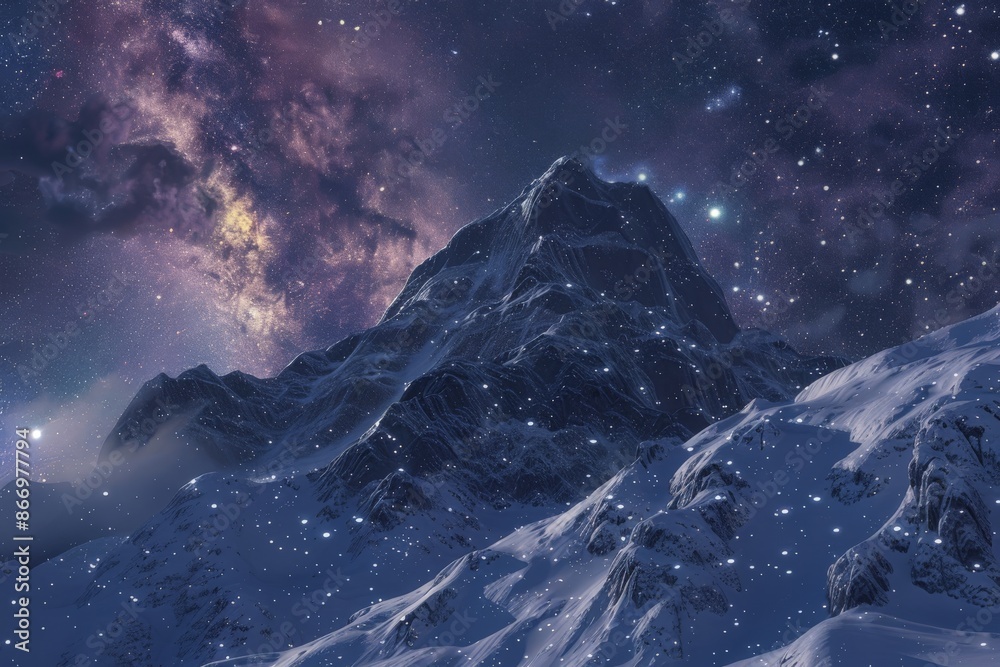 snowy mountain snowy mountain