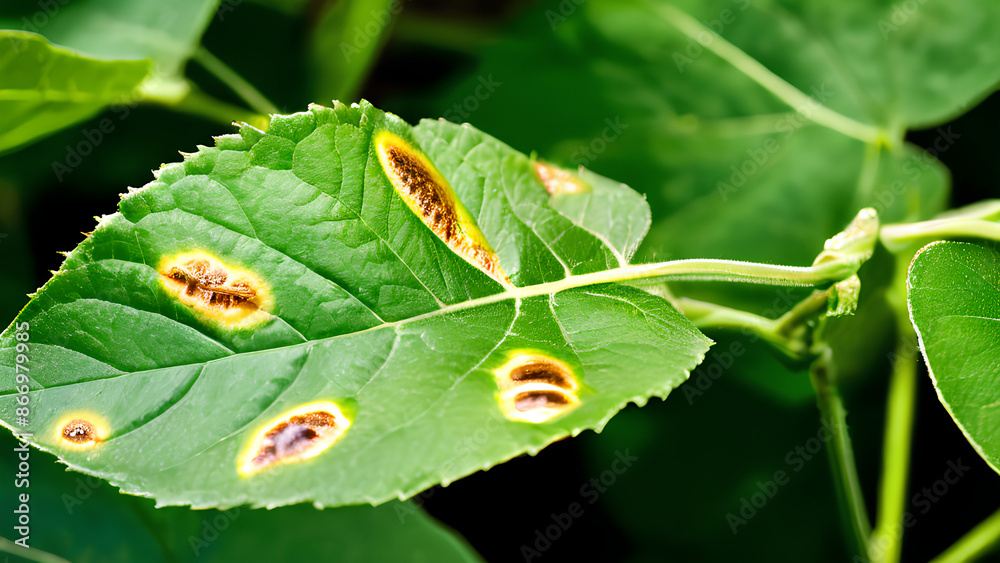 Save the soybeans! Watch out for these brown and black spots - a sign of disease Save the soybeans! Watch out for these brown and black spots - a sign of disease