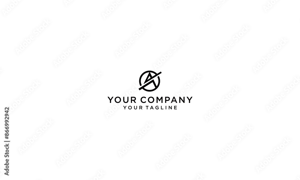 Logo letter A business conculting Logo letter A business conculting