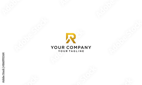Logo letter monogram RA