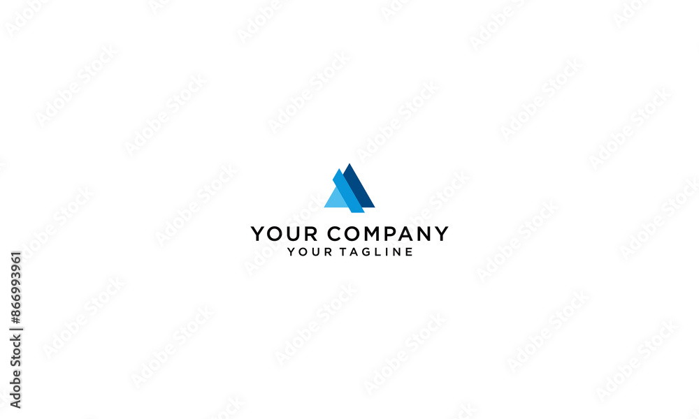 A letter logo Minimal monogram emblem style vector logo A letter logo Minimal monogram emblem style vector logo