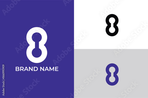 Minimal elegant monogram art logo initial letter 8 B infinity logo, hourglass abstract vector symbol, Menstruation cotton napkin symbol, Menstrual Care and Hygiene Symbol, 