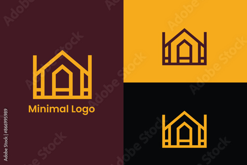  construction company  logo, real estate abstract building logo, geometric design building logo, home remodelling logo, home repair logo, Farm House vector, farming logo with barn
