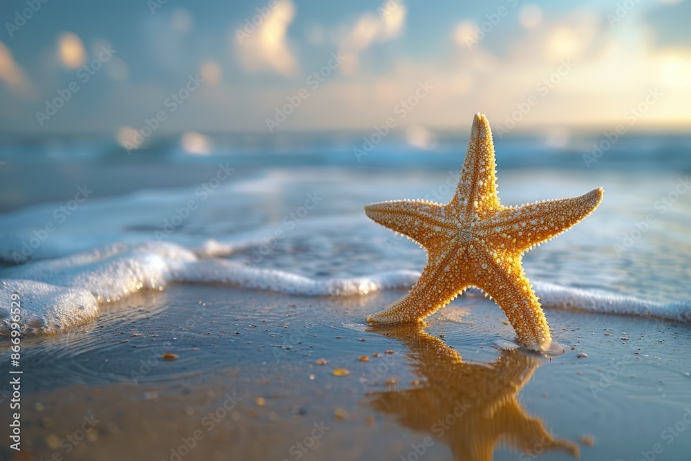 Independence Day Starfish: A Red, White, and Blue Celebration on the Beach in July Independence Day Starfish: A Red, White, and Blue Celebration on the Beach in July