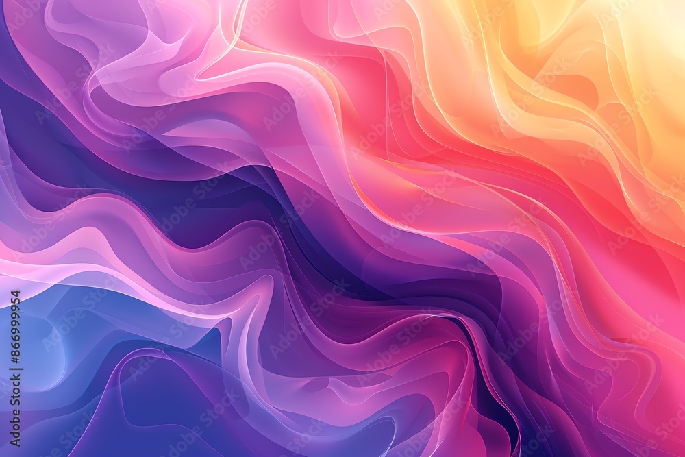 Vibrant abstract gradient background with fluid shapes and dynamic colors blending seamlessly for modern design projects and digital art.