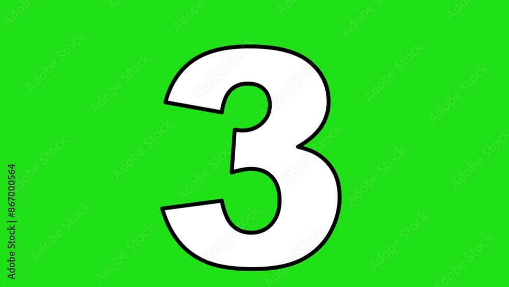 video drawing animation countdown 10 to 0 numbers, drawn in black and white color.On a green chroma key background video drawing animation countdown 10 to 0 numbers, drawn in black and white color.On a green chroma key background