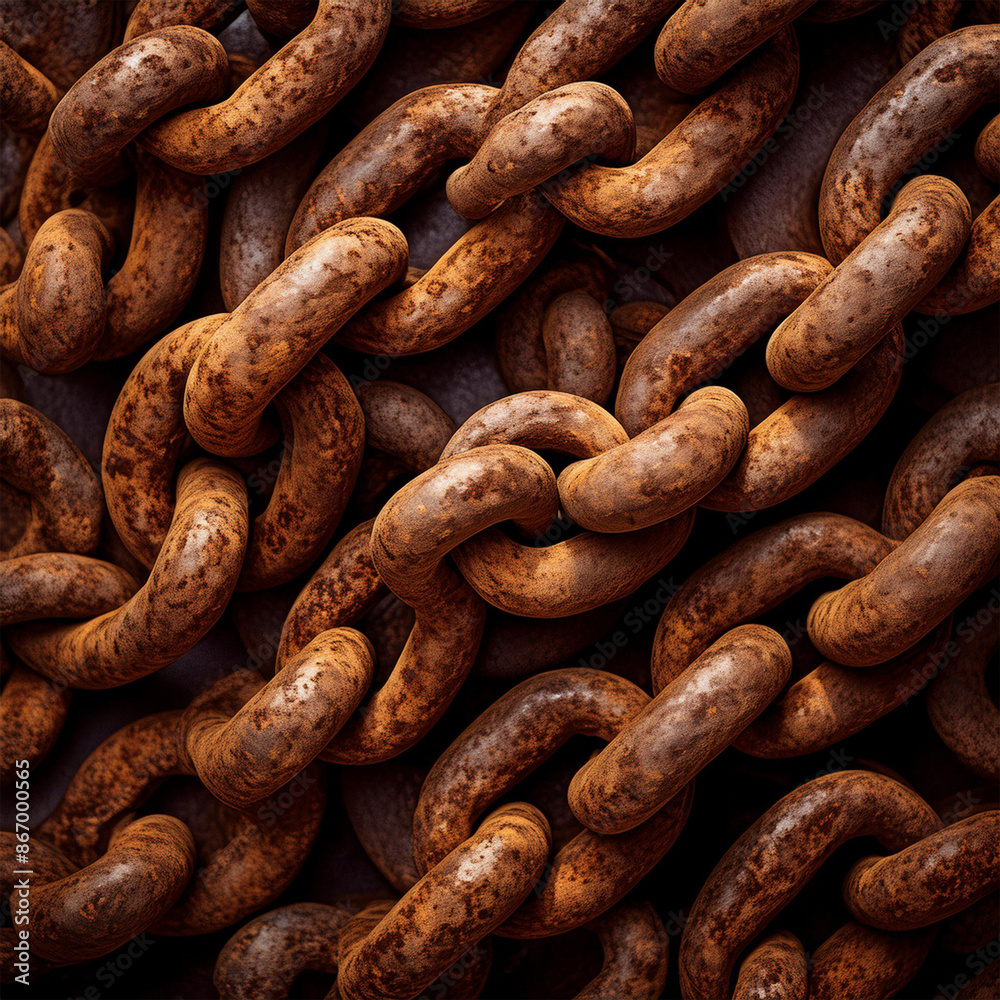 Rusty iron chain links tightly interlocked,rusted iron chain links Rusty iron chain links tightly interlocked,rusted iron chain links