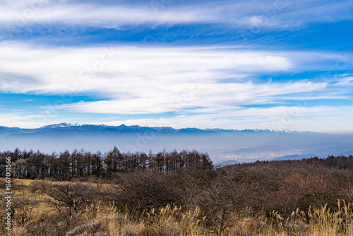 晩秋の北アルプス