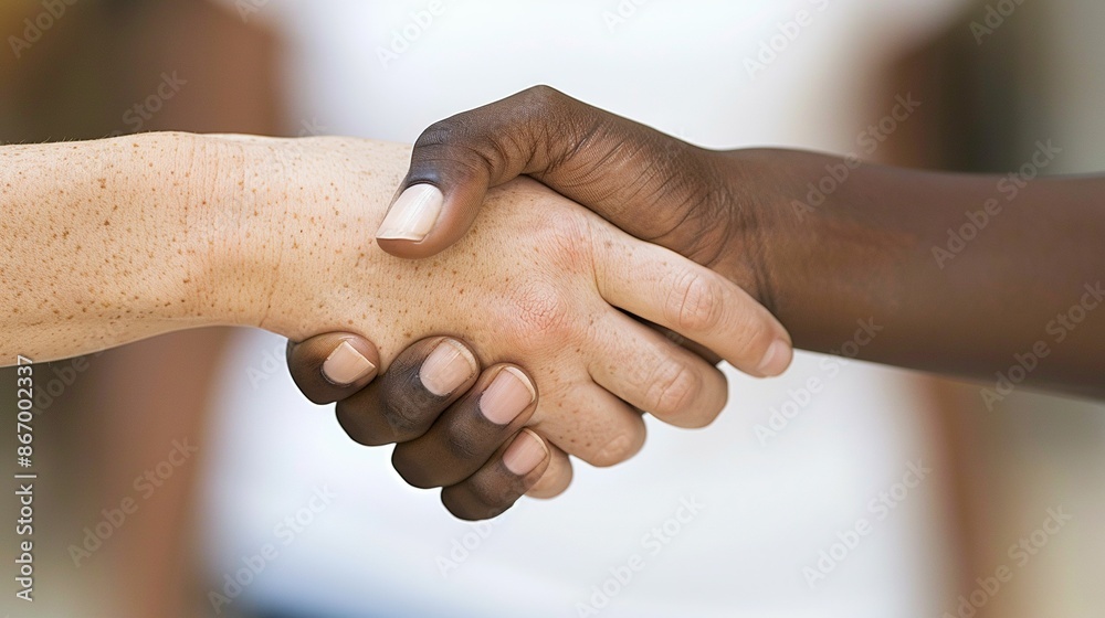 A black and white man shaking hand UHD wallpaper A black and white man shaking hand UHD wallpaper