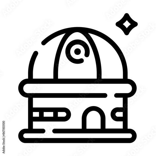 space observatory icon design