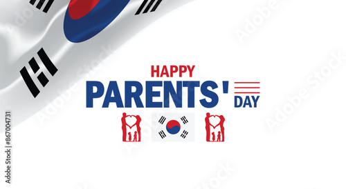 Celebrate Parents' Day in Korea with smiling parents and children