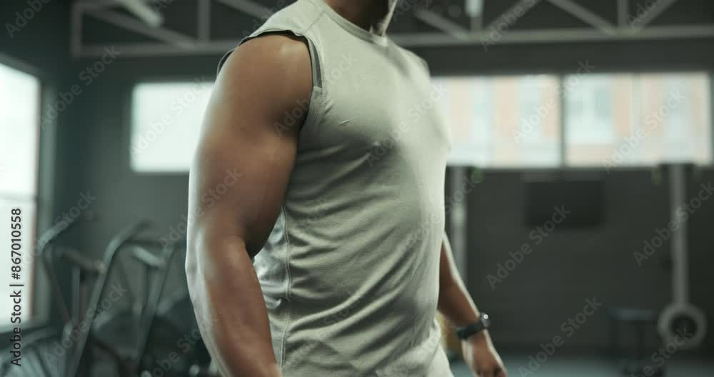 Arm, man and weight training in gym with bodybuilder, exercise and workout with strong muscle. Weightlifting, dumbbell and athlete in a health, wellness and sport fitness with equipment and strength Arm, man and weight training in gym with bodybuilder, exercise and workout with strong muscle. Weightlifting, dumbbell and athlete in a health, wellness and sport fitness with equipment and strength