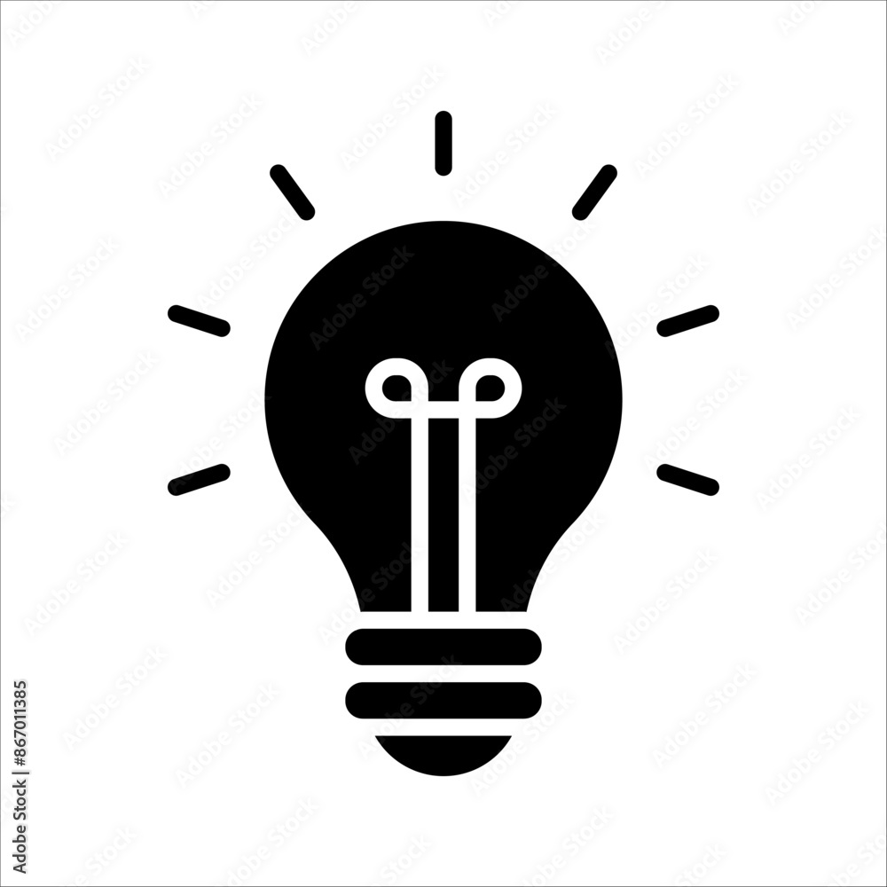 black bulb with checkmark like quick tip icon, flat stroke linear simple trend modern efficiency logotype design element isolated on white background. black bulb with checkmark like quick tip icon, flat stroke linear simple trend modern efficiency logotype design element isolated on white background.
