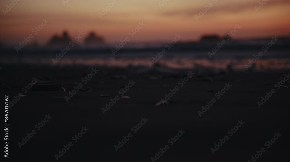 A breathtaking New Zelanad beach at dusk A breathtaking New Zelanad beach at dusk