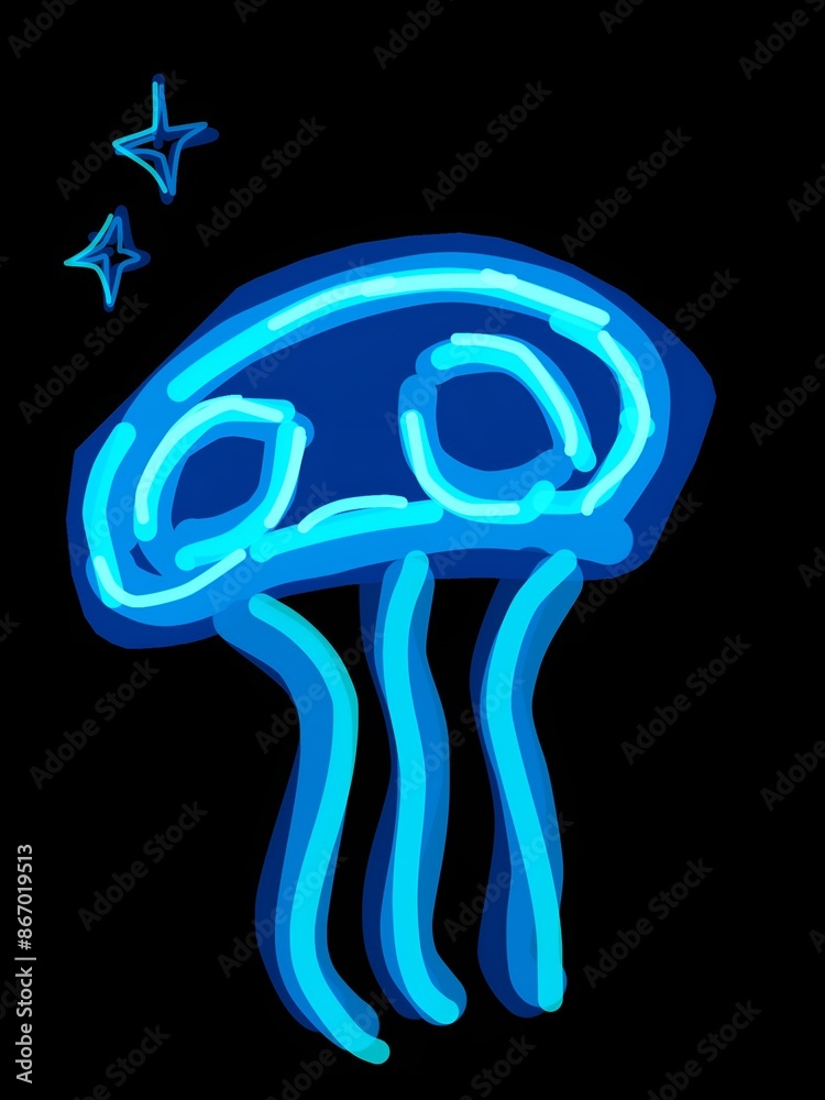 jellyfish light blue jellyfish light blue