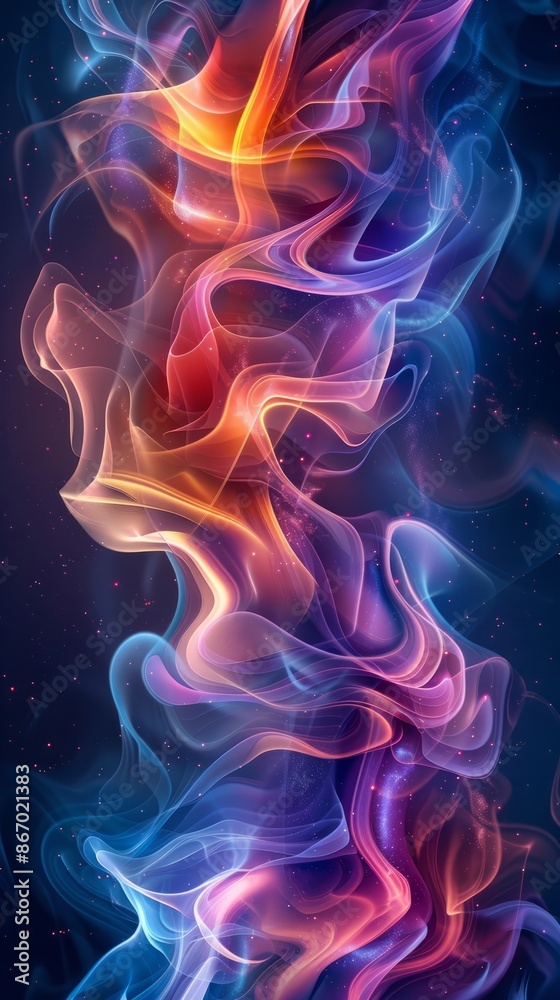 Abstract liquid color background. Beautiful modern abstract background.
