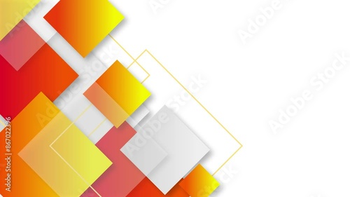 Abstract geometric pattern background 4k. Abstract geometric pattern with rectangle shape. Abstract geometric pattern with yellow color. Abstract geometric pattern with motion shape for wallpaper