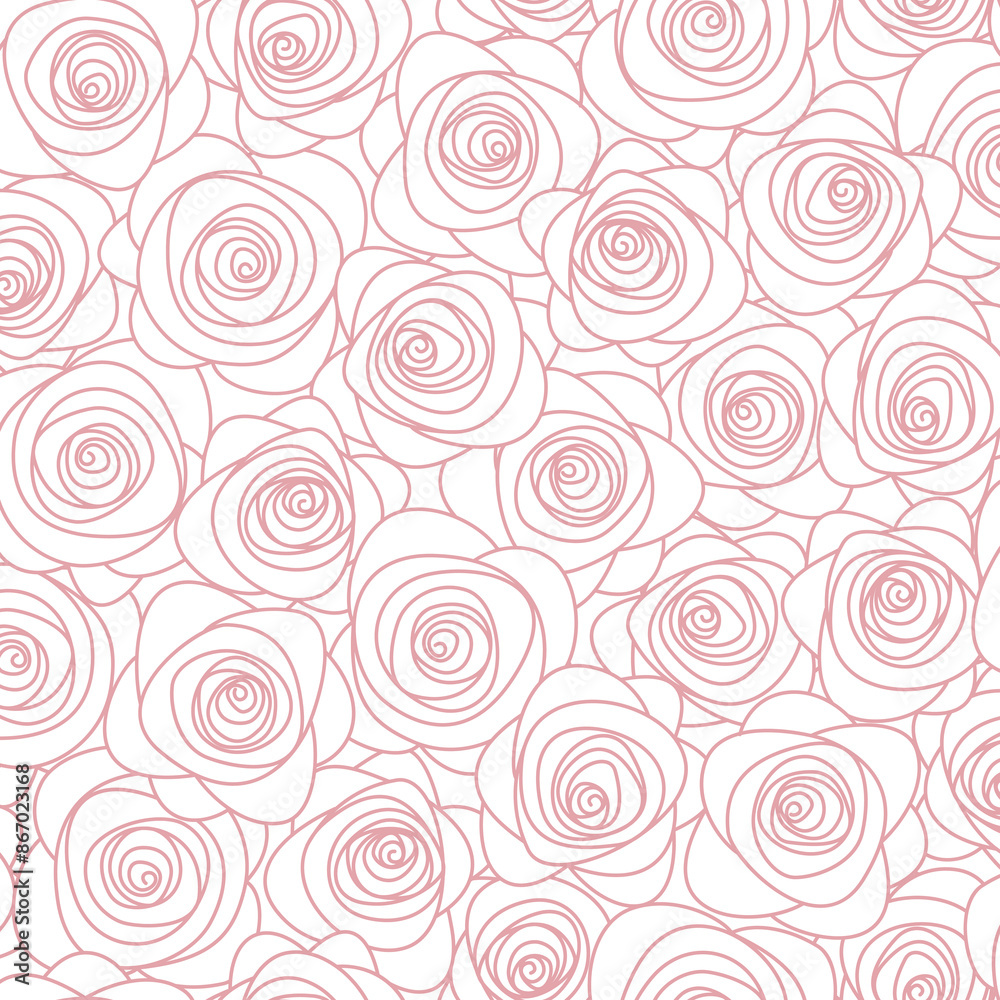 Beautiful abstract floral pattern perfect for textiles,