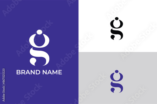 initial letter G abstract vector letter G flame icon fire flame gas flame smoke vector, G for brand identity Beauty, spa font monogram Organic shape Healthy lifestyle