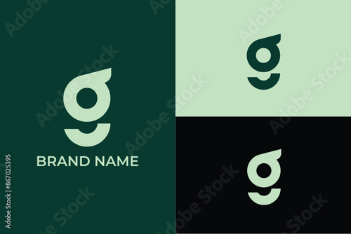 initial letter G modern abstract vector letter G smile comic logo, alphabet small letter g logo design,  icon for brand identity Beauty, spa font monogram Organic shape Healthy lifestyle