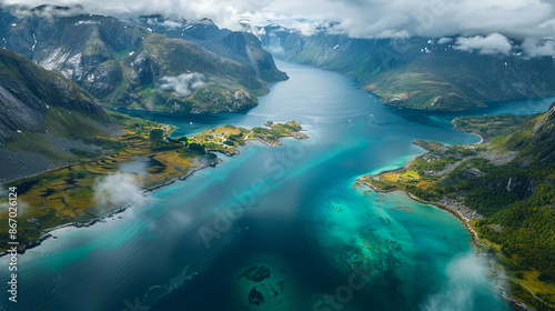 Worldwide Atlas of Fjords Enhanced with Molecular Mapping © Sekai