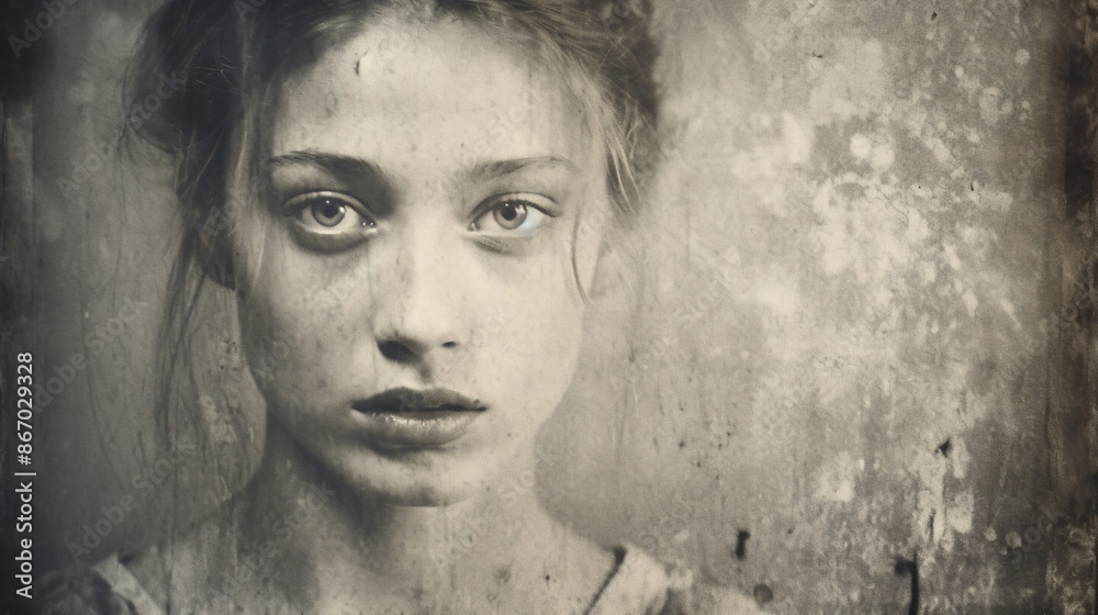Distressed photo paper with dust effect overlay. Distressed photo paper with dust effect overlay.