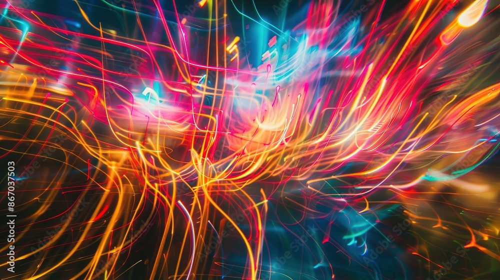 High-speed urban traffic on a city street during evening rush hour, with car headlights and busy night transport captured through motion blur lighting effects and abstract long exposure photography. High-speed urban traffic on a city street during evening rush hour, with car headlights and busy night transport captured through motion blur lighting effects and abstract long exposure photography.