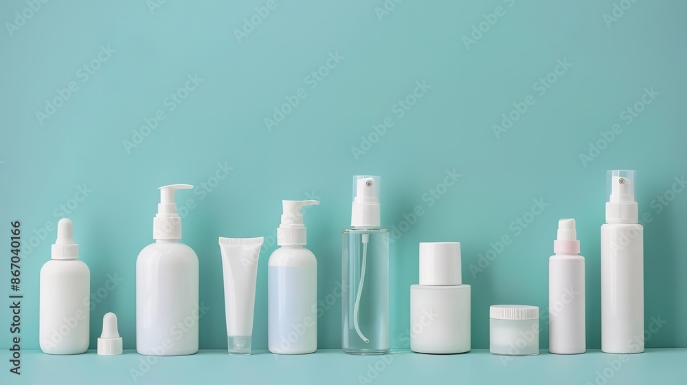 various cosmetic bottles for graphic design various cosmetic bottles for graphic design