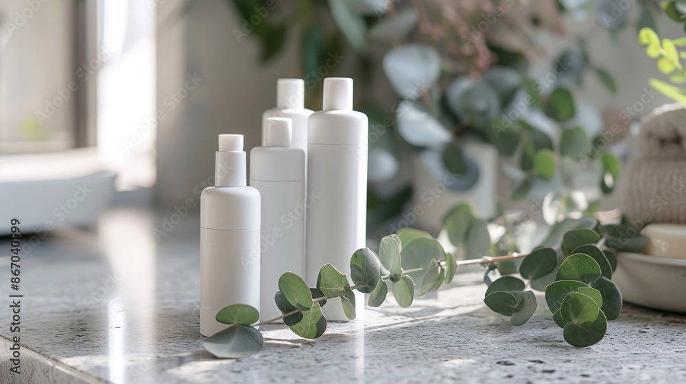 assorted cosmetic white clean bottles set assorted cosmetic white clean bottles set