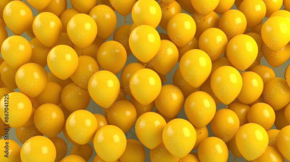 A Cluster of Golden Balloons A Cluster of Golden Balloons