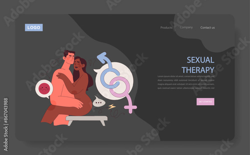 Sexual Therapy concept.