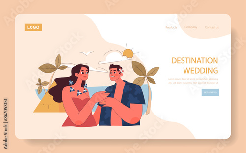 Destination Wedding concept.
