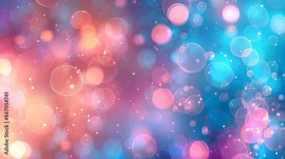 Mesmerizing Abstract Bokeh Background with Sparkling Light Effects Mesmerizing Abstract Bokeh Background with Sparkling Light Effects